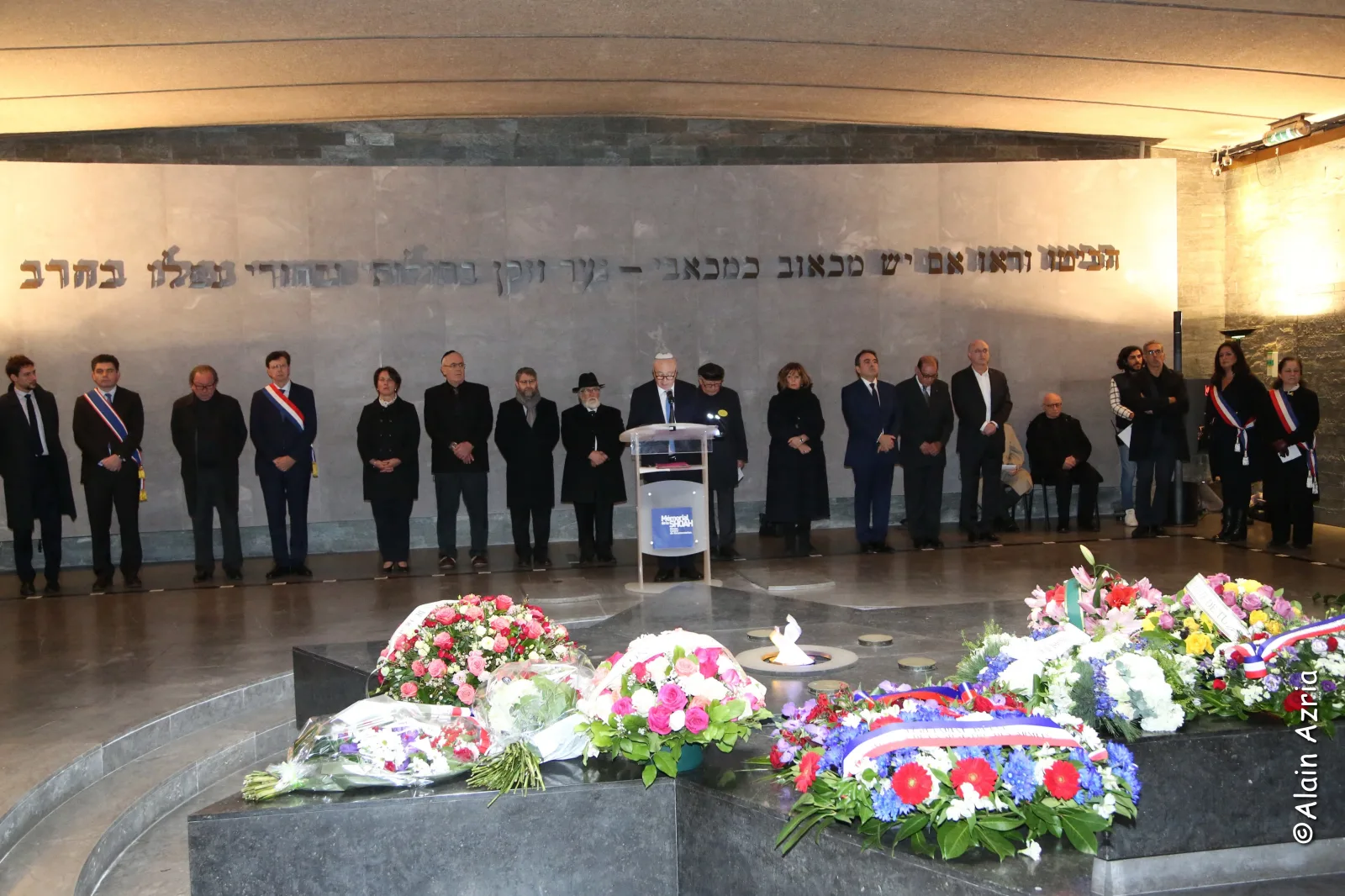 Cérémonie mémorial de la shoah 9 decembre 2018