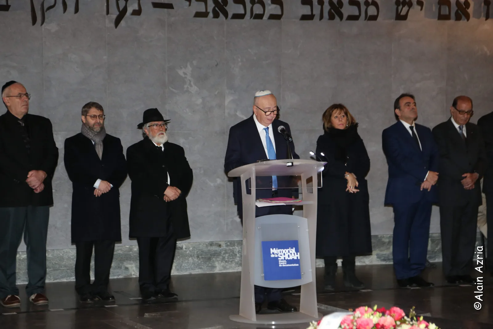 Cérémonie mémorial de la shoah 9 decembre 2018