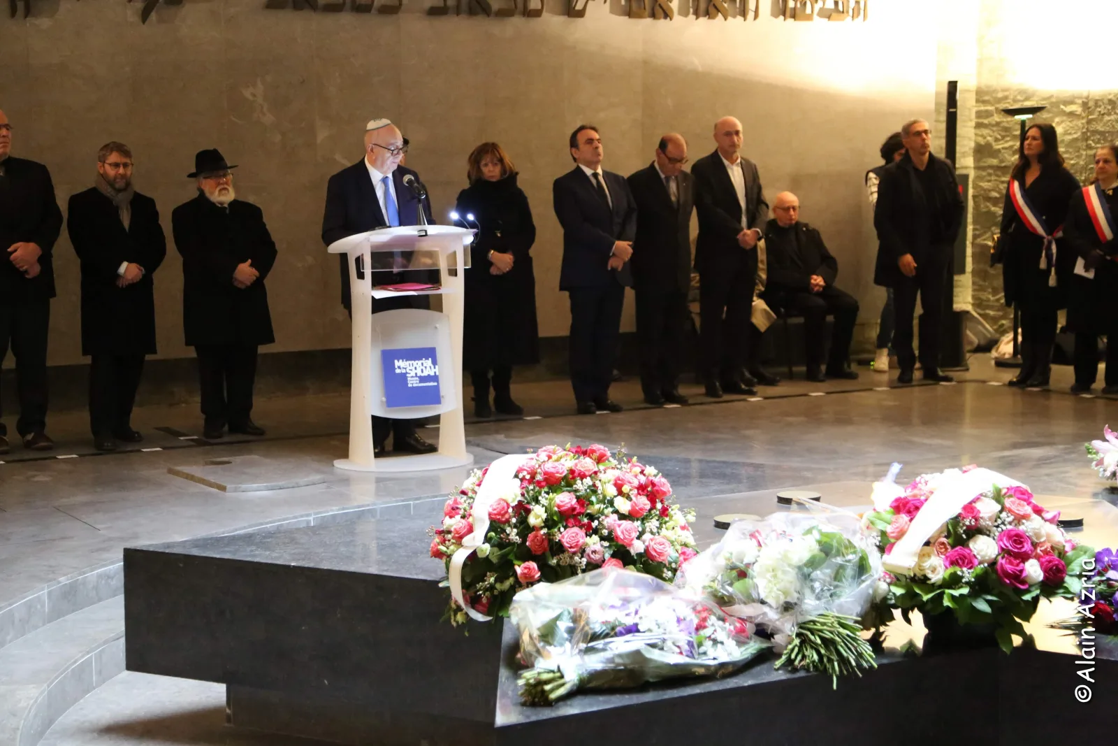 Cérémonie mémorial de la shoah 9 decembre 2018