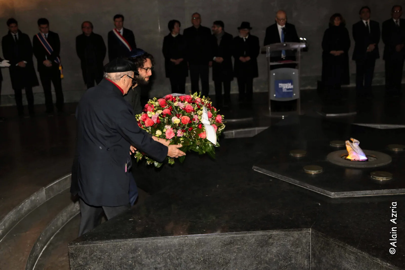 Cérémonie mémorial de la shoah 9 decembre 2018
