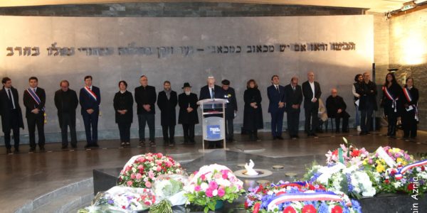 Cérémonie mémorial de la shoah 9 decembre 2018